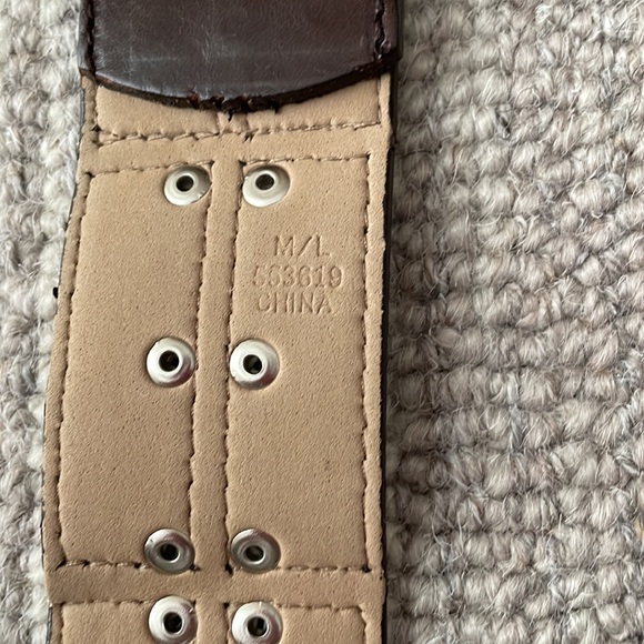 Michael Kors leather and suede patchwork belt - Picture 5 of 13